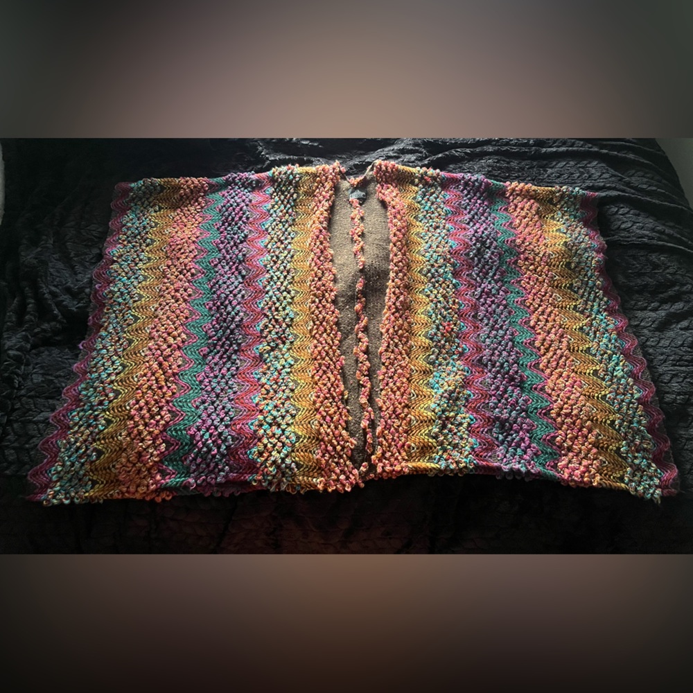 Multicolor Knit Cardigan